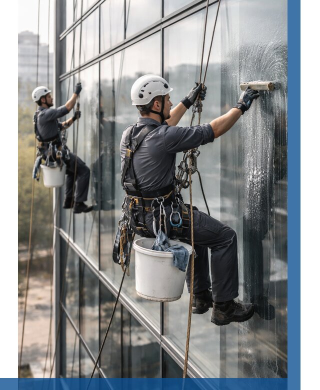 Мойка сплошного остекления в Краснокаменске, заказать от 307 р.| ВЫСОТНИК-Ксн