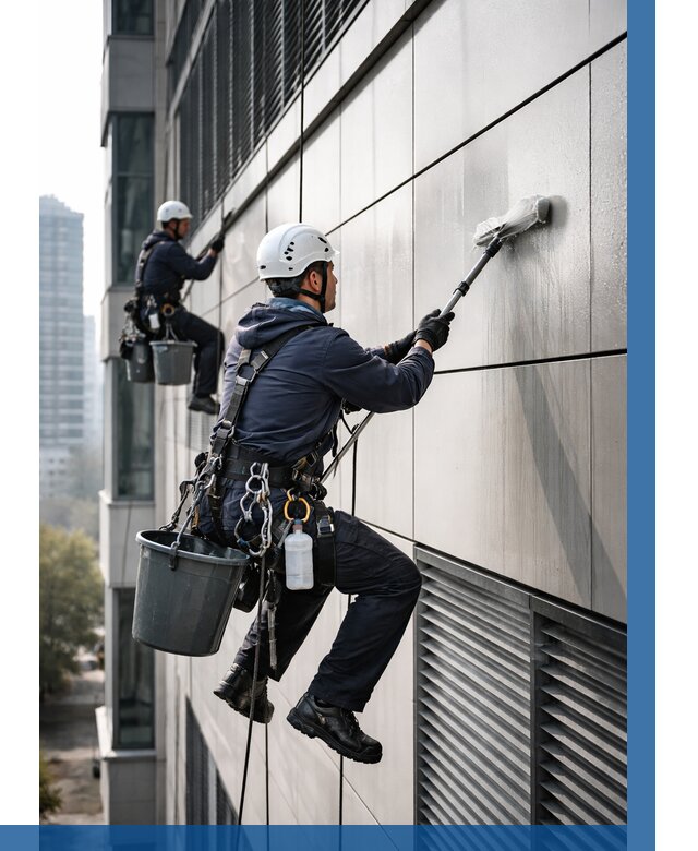 Мойка вентилируемого фасада в Краснокаменске от 256 р. | ВЫСОТНИК-Ксн