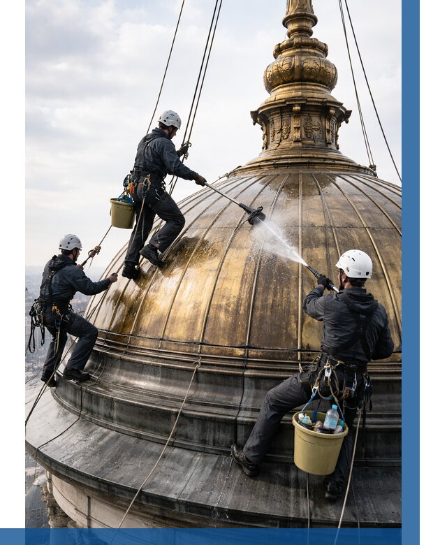 Мойка куполов и шпилей в Краснокаменске от 8177 р. - заказать | ВЫСОТНИК-Ксн