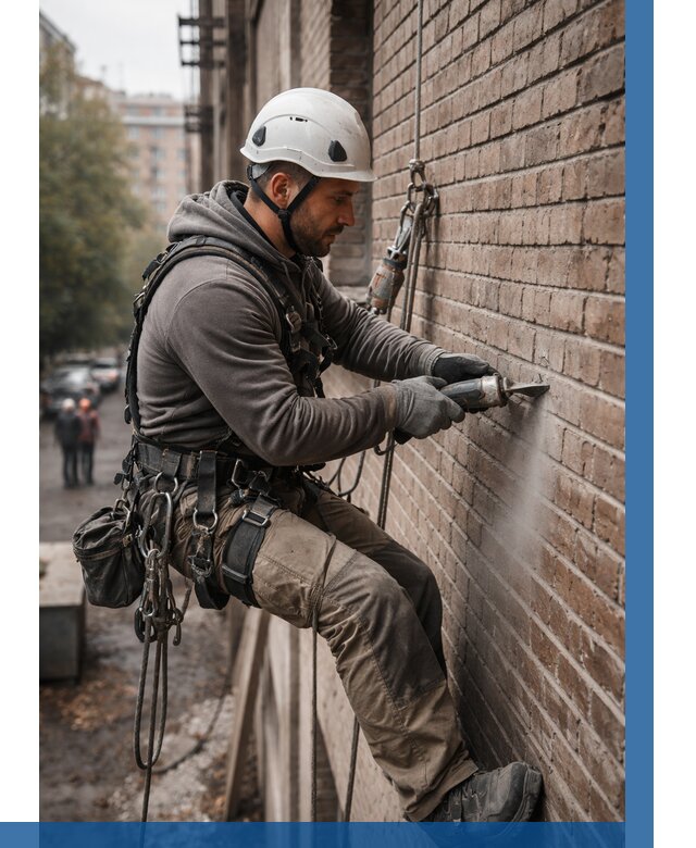 Расшивка кирпичных швов в Краснокаменске от 613 р. | ВЫСОТНИК-Ксн