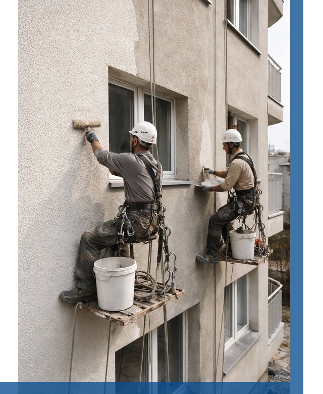 Нанесение короеда на фасад в Краснокаменске от 460 р. | ВЫСОТНИК-Ксн