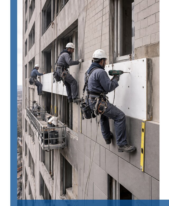 Монтаж фасадных термопанелей высокого качества в Краснокаменске