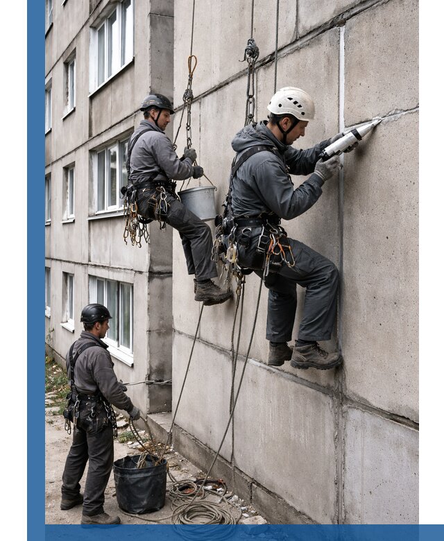 Герметизация межпанельных швов в Краснокаменске с гарантией герметичности