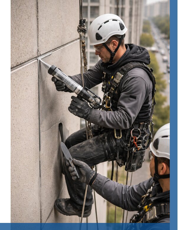 Первичная герметизация швов в Краснокаменске от 613 р. | ВЫСОТНИК-Ксн