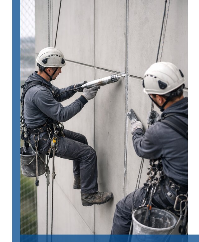 Первичная герметизация швов фасадов и кровель в Краснокаменске