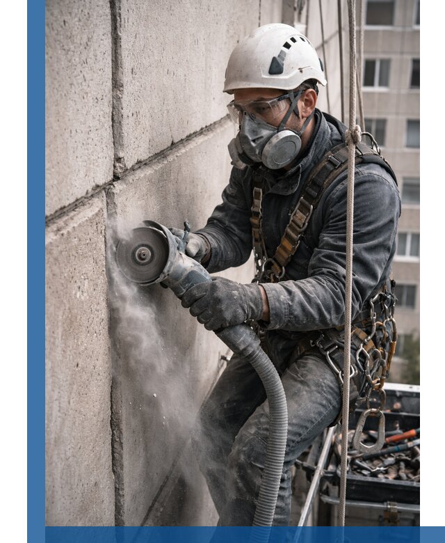 Штробление межпанельных швов в Краснокаменске качественно и быстро