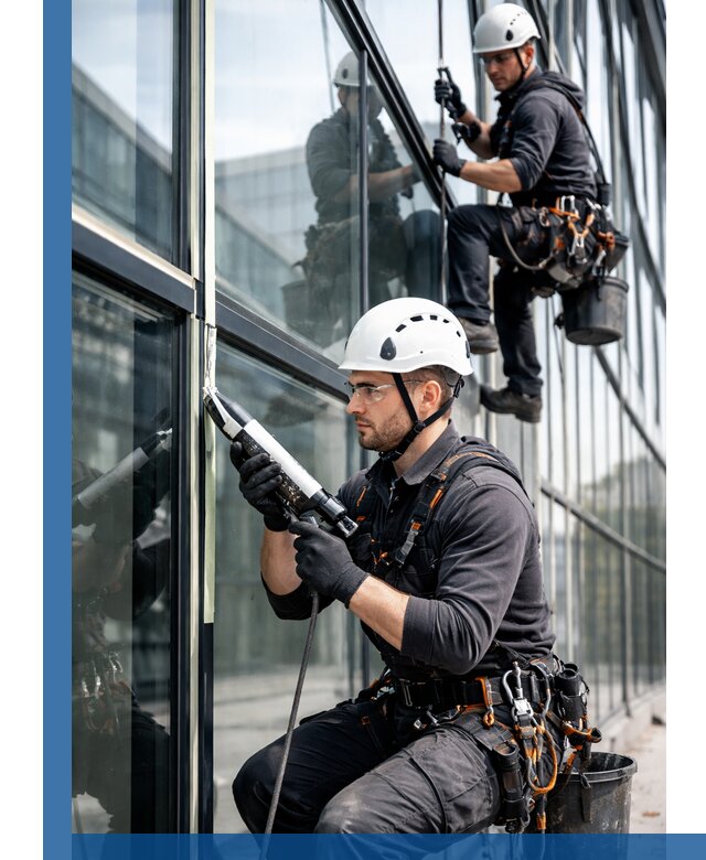 Герметизация витражных швов в Краснокаменске для зданий и фасадов