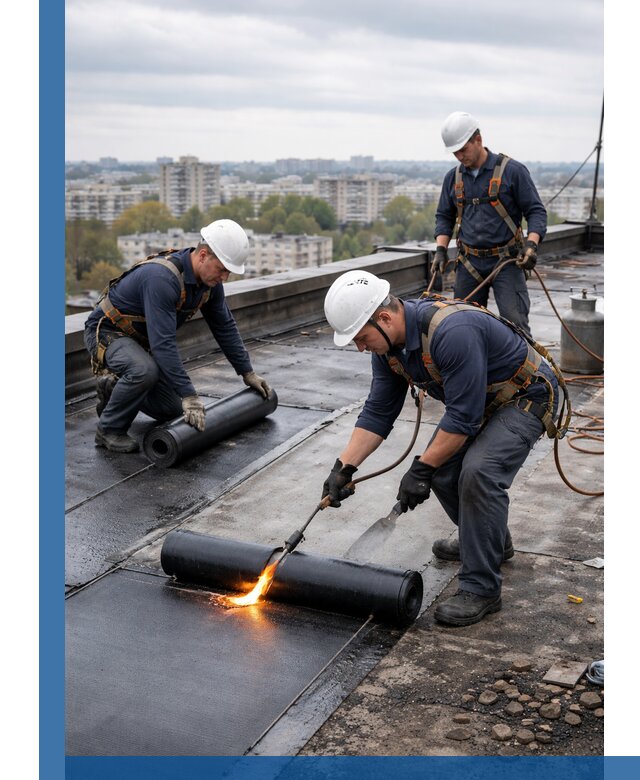 Ремонт наплавляемой кровли в Краснокаменске качественно и надежно
