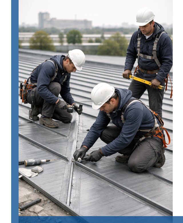 Ремонт фальцевой кровли в Краснокаменске срочно и качественно