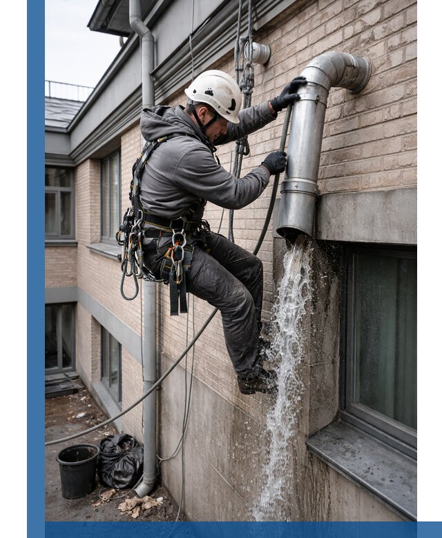 Профессиональная прочистка водосточных труб в Краснокаменске с гарантией