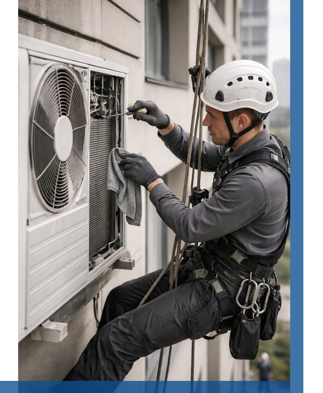 Обслуживание внешнего блока кондиционера в Краснокаменске от 2760 р.ВЫСОТНИК-Ксн