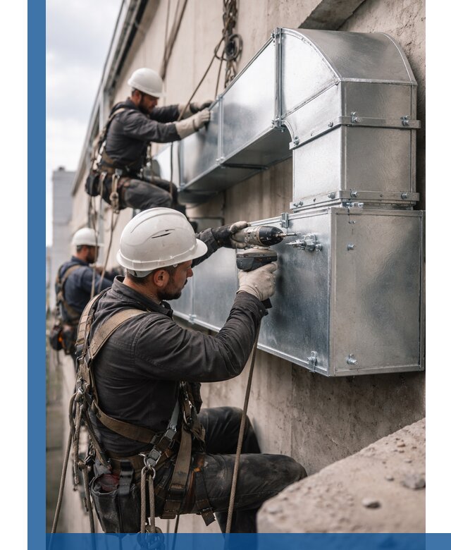 Профессиональный монтаж вентиляционных коробов в Краснокаменске под ключ