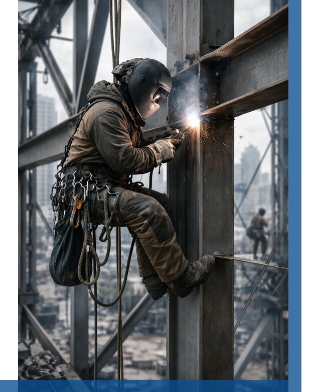 Высотные сварочные работы в Краснокаменске от 3577 р. | ВЫСОТНИК-Ксн