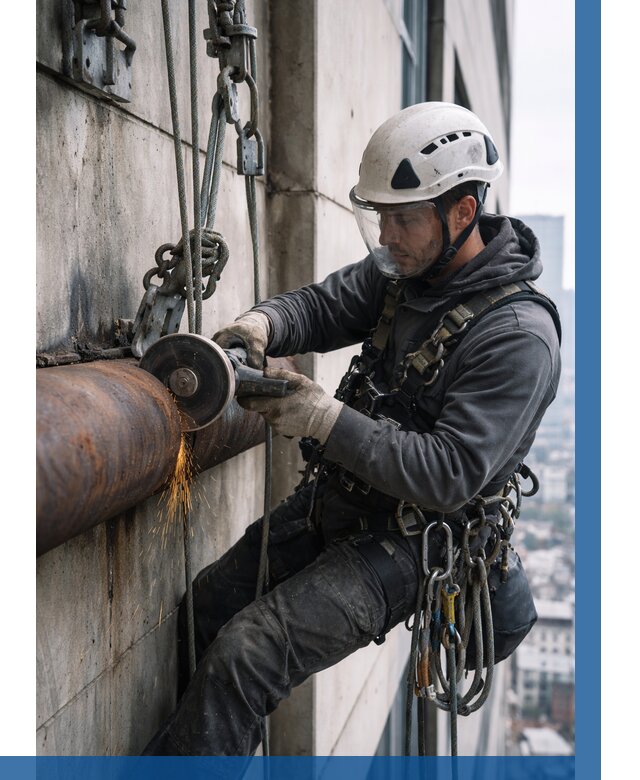 Резка металла на высоте в Краснокаменске по цене от 4599 р. | ВЫСОТНИК-Ксн