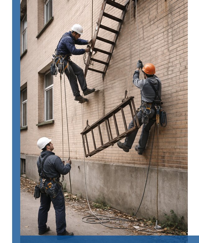 Демонтаж пожарной лестницы в Краснокаменске быстро и безопасно