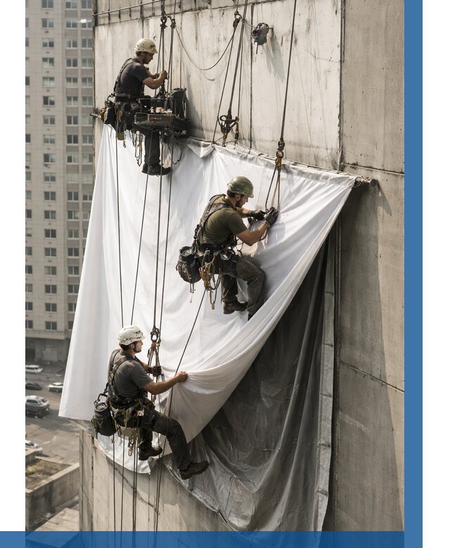 Замена баннерного полотна в Краснокаменске от 6644 р. | ВЫСОТНИК-Ксн—заказать