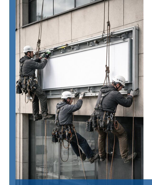 Профессиональный монтаж светового короба под ключ в Краснокаменске