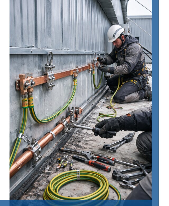 Монтаж заземления здания в Краснокаменске от 25553 р. | ВЫСОТНИК-Ксн