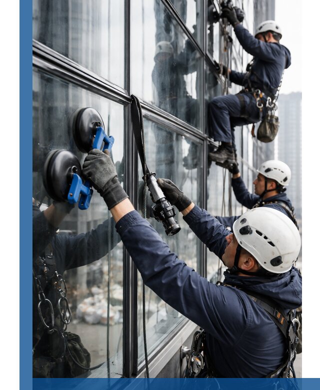 Радиусное остекление фасадов под ключ в Краснокаменске с гарантиями