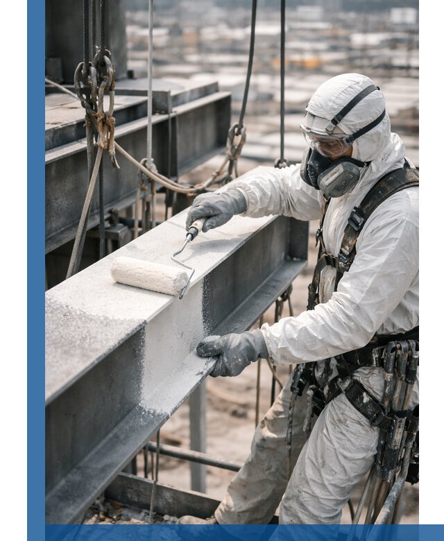 Профессиональная огнезащитная обработка металлоконструкций в Краснокаменске