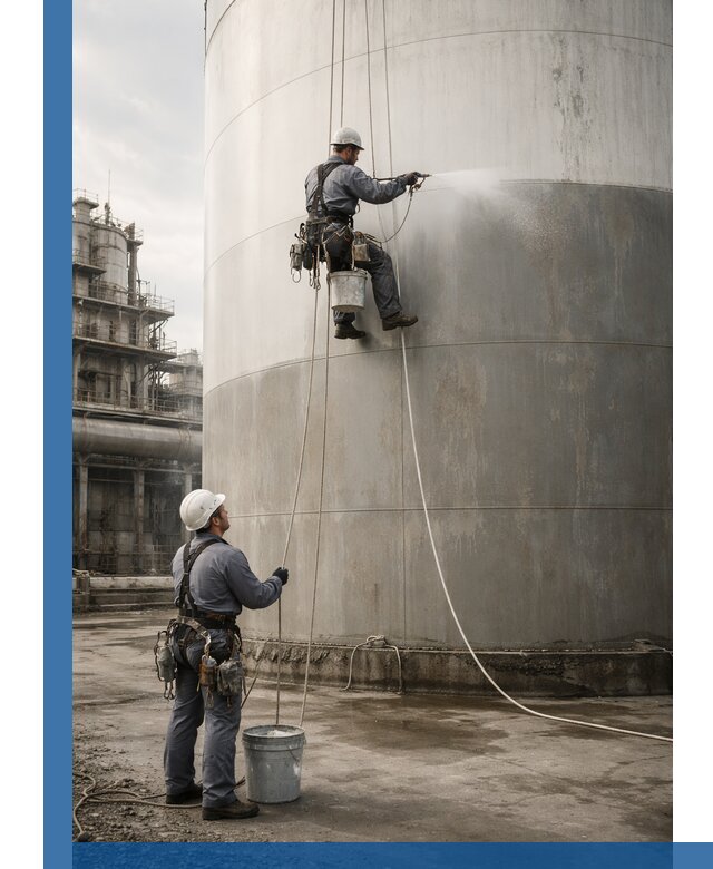 Покраска стальных резервуаров и емкостей в Краснокаменске профессионально