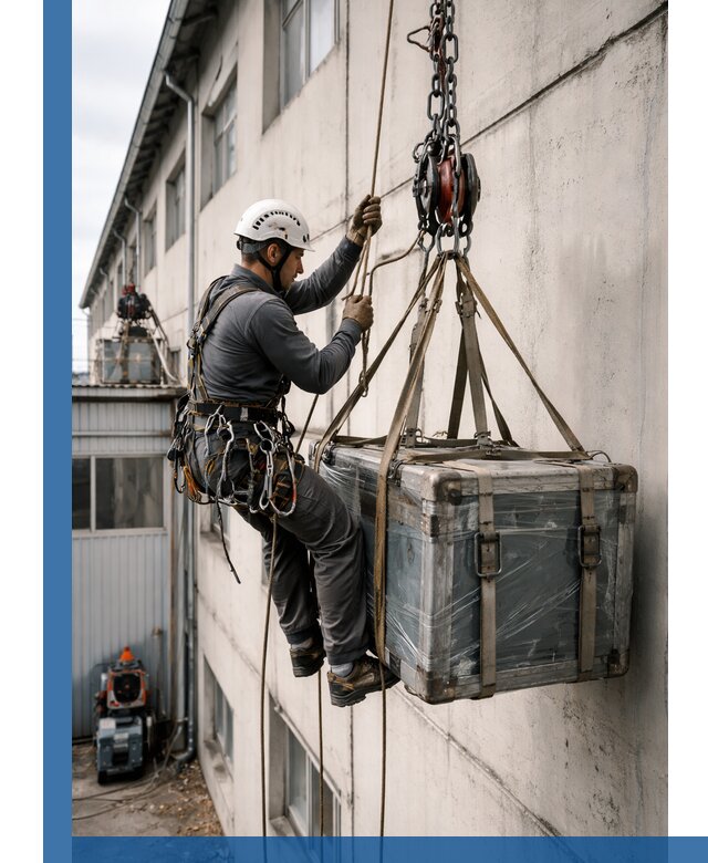 Подъем грузов на высоту в Краснокаменске для промышленных объектов