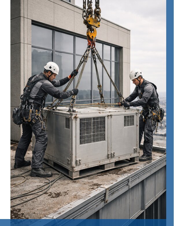 Такелажные работы на высоте в Краснокаменске от 8177 р. | ВЫСОТНИК-Ксн