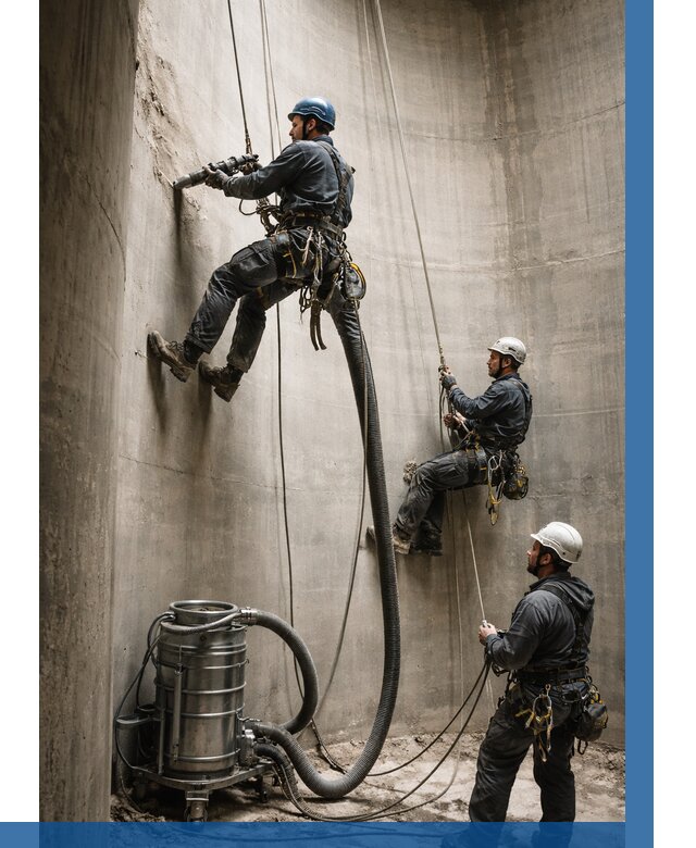 Зачистка силосов в Краснокаменске от 4599 р. Договор и смета ВЫСОТНИК-Ксн