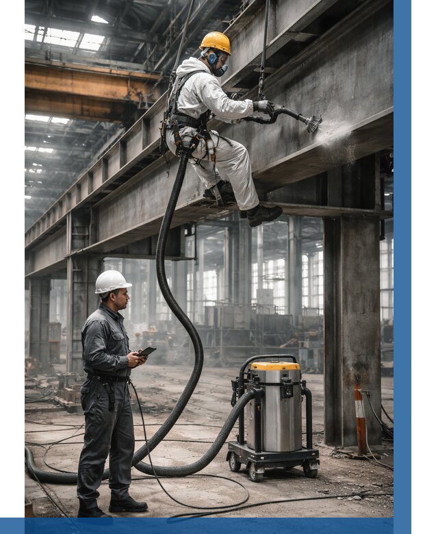 Обеспыливание конструкций в цехе в Краснокаменске от 4293 р. | ВЫСОТНИК-Ксн