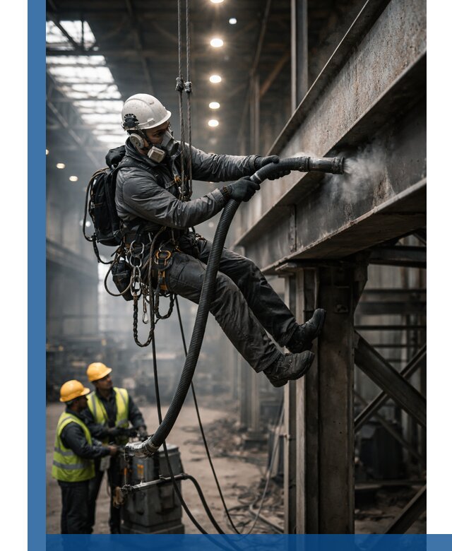 Обеспыливание конструкций в цехах промышленного производства в Краснокаменске