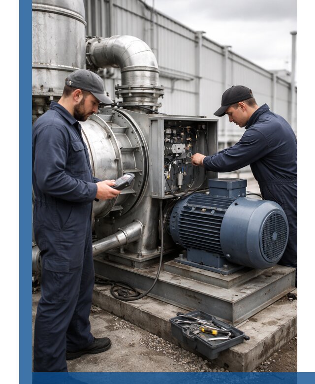 Техническое обслуживание промышленного оборудования в Краснокаменске
